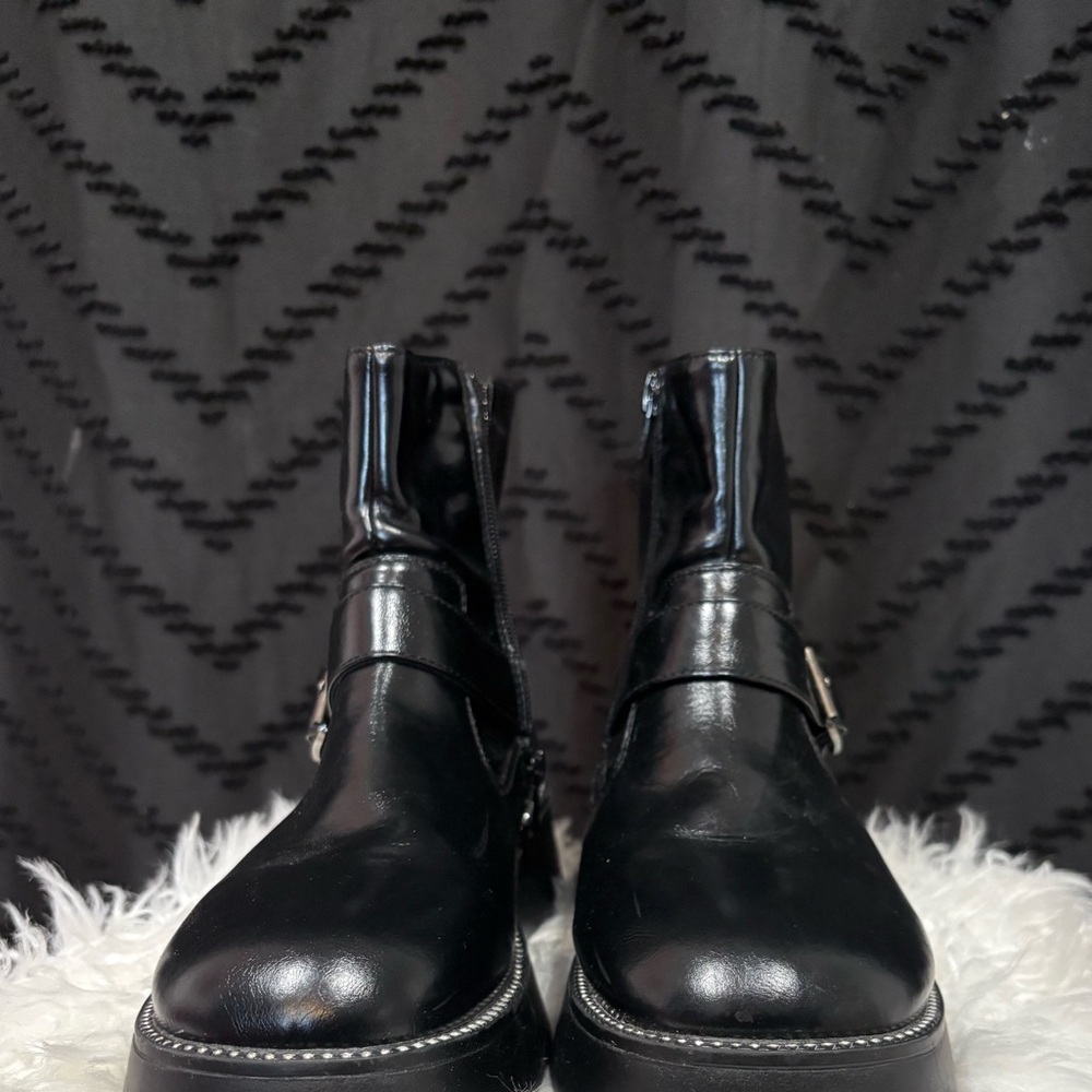 Steve Madden Black Y2K Platform Boots